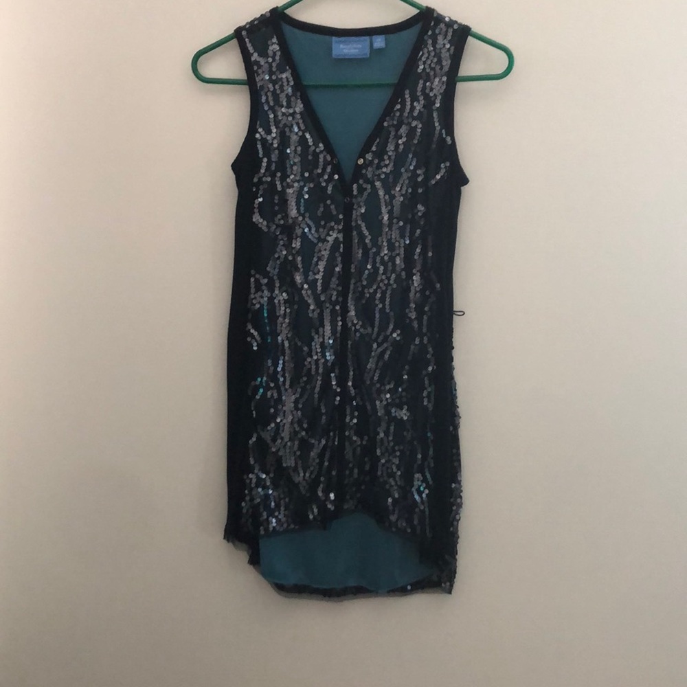 Black Sequin Dress
